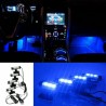 Lumini ambientale masina TY-780, auto, interior, LED, culoare ICE Blue